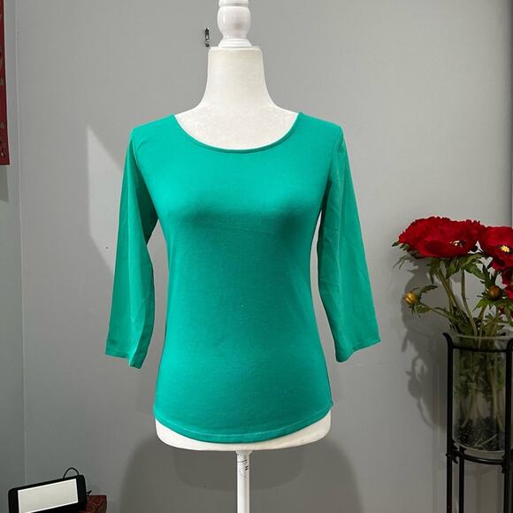 NEW Ann Taylor Tricot Knit Chiffon 3/4 Sleeve Tie Bow Layering Sweater XXSP NWT - Picture 10 of 16